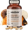 התאמת Mushroom Extraction Lions Mane, Reishi, Cordyceps, Chaga תוסף, 120 קפסולות.