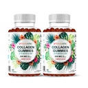 Vitamatic 2 Packs hydrolyzed Collagen Gummies עם ויטמין C, Zinc ו biotin, 200 מ"ג - 60 מ"ג (כולל 120 ספירה)