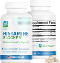 DAO תוסף Histamine Blocker - Advanced DAO Enzyme Formula ו- ויטמין C עבור התמיכה של Histamine Digest & Intolerance - Diamine Oxidase DAO תוסף, 30 קפסולות