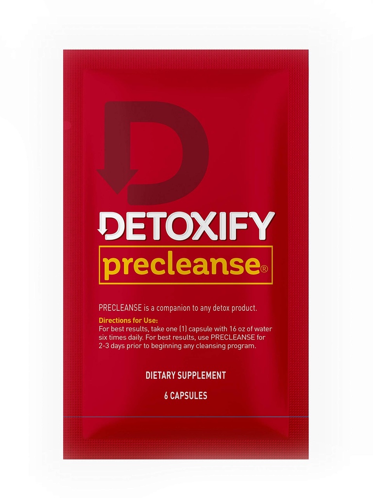 Detoxify Pre ניקוי של יום אחד Detox כמוסות חלב ו Dandelion - Total Body ניקויse לנשים וגברים