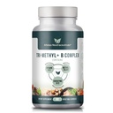 Tri-Methyl+ B Complex Methylated B ויטמינים - מלוא Spectrum Methyl B Complex ויטמין תוסף עבור MTHFR תמיכה בצורות Active Forms של B12 Methylcobalamin, Adenosylcobalamin, Methylfolate