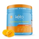Keto Vitals אלקטרוליט אבקת | Keto-Friendlytes עם Potassium, Magnesium, Sodium, Calcium | Keto Electrolytes תוספת משקאות אנרגיה לערבב | סוכר חינם, Zero Calories, Zero Carbs