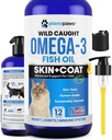 אומגה 3 שמן דגים לחתולים - Better Than Salmon Oil - Kitten & Cat ויטמינים ותוספים - Cat Dandruff Treatment - שמן דגים נוזלי עבור חיות מחמד - תמיכה מכרעת - Cat Health Supplies for All Ages