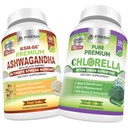 FRESH HEALCARE Ashwagandha KSM 66 ו Chlorella Detox Superfood - Bundle