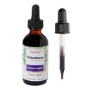Quantum Health Black Elderberry נוזל לחלץ את Sambucus Nigra Immune תמיכה פורמולה 700 מ"ג - Daily Wellness Boost of Potent Antioxidants for Women & Men - High Dose, Fast Absorption, טבעוני - 2 Fl Oz