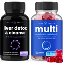 NutraChamps Liver Cleanse Detox קפסולות (2-Pack) מסטיקנים של גברים