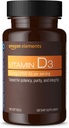 יסודות ויטמין D3, 2000 IU, 180 Softgels, 6 חודשים אספקה (Packaging עשוי להשתנות), תמיכה עצמות חזקות ובריאות החיסון