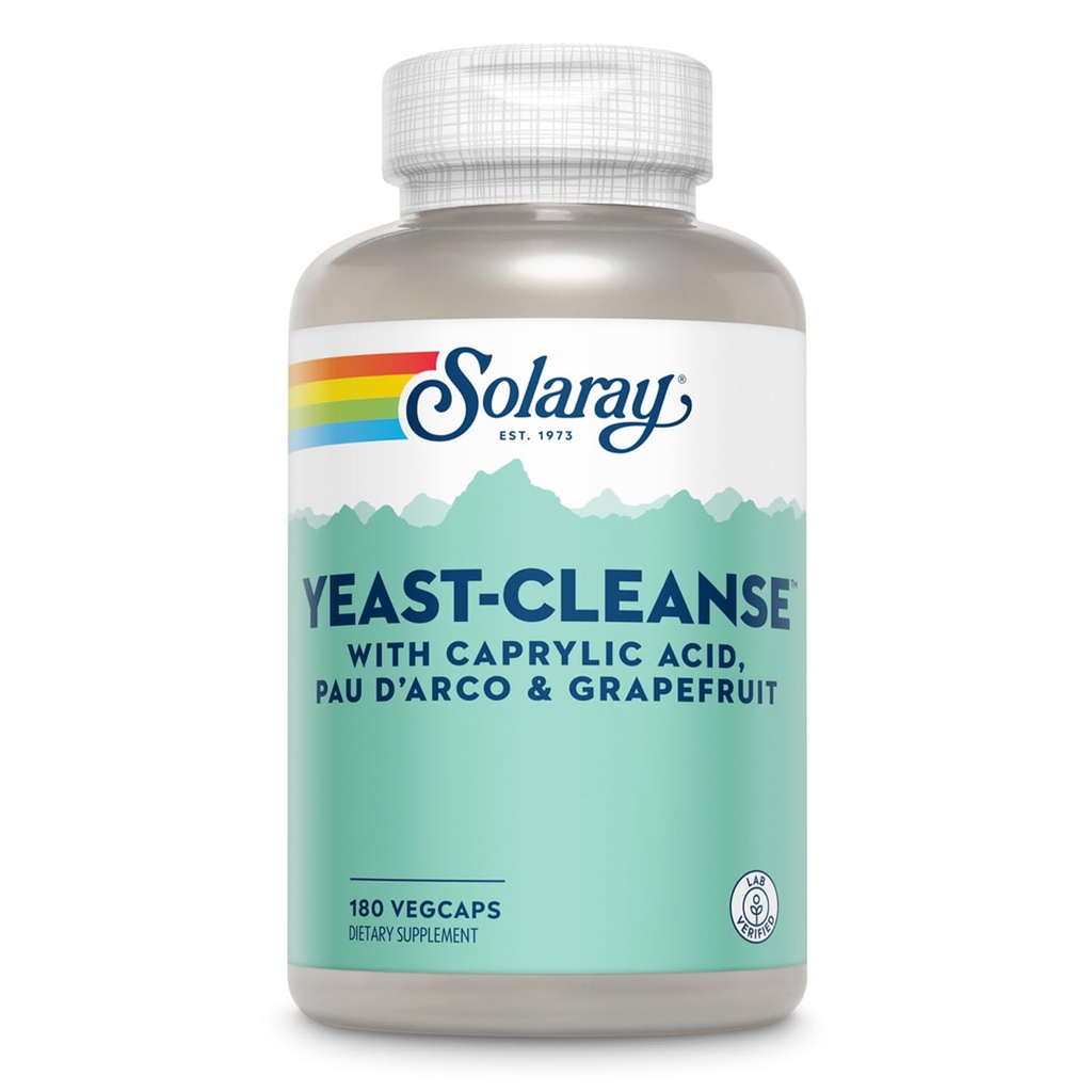Sunay Yeast-Cleanse - 180 קפסולות צמחוניות