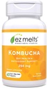 EZ Melts Dissolvable Sugar-Free Kombucha Tablet עם SCOBY & Apple Cider Vinegar, Gut Health Supplements for Men & Women, ג'ינג'ר פלפור, 2 מונטה אספקה - 1 Pack
