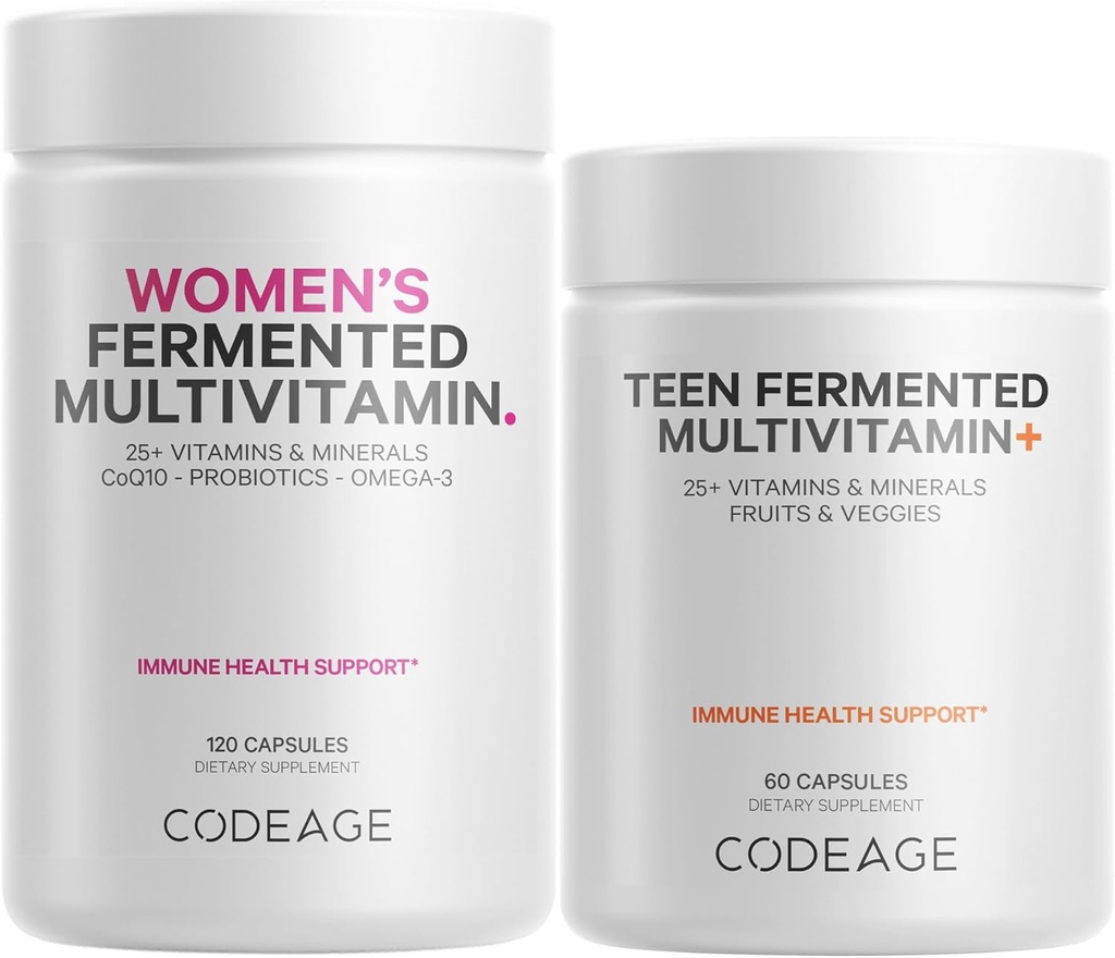 תמיכה בקוד Immune® Bundle Multivitamin לנשים + Multivitamin עבור Teens