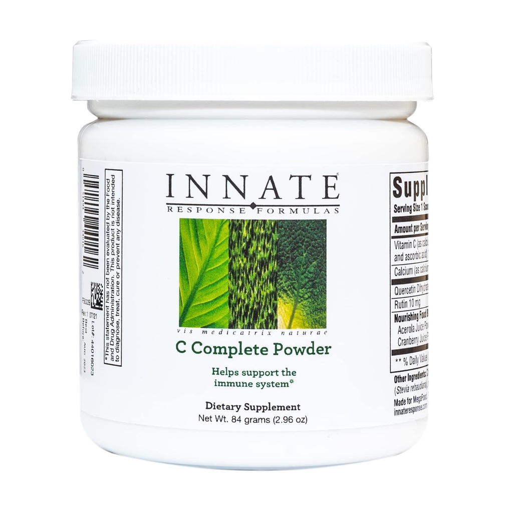 פורמולה תגובה מלאה - Antioxidant ויטמין C אבקת תוסף - מסייע לתמוך במערכת החיסון - וצמחוני ולא-GMO - 2.96 Oz.