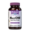 Bluebonnet Nutrition Multi One (עם ברזל) קפסולות ירקות, תוסף ויטמין B, ויטמין B, Gluten & Milk חינם, כשר, 4 חודשים אספקה, 120 ספירה