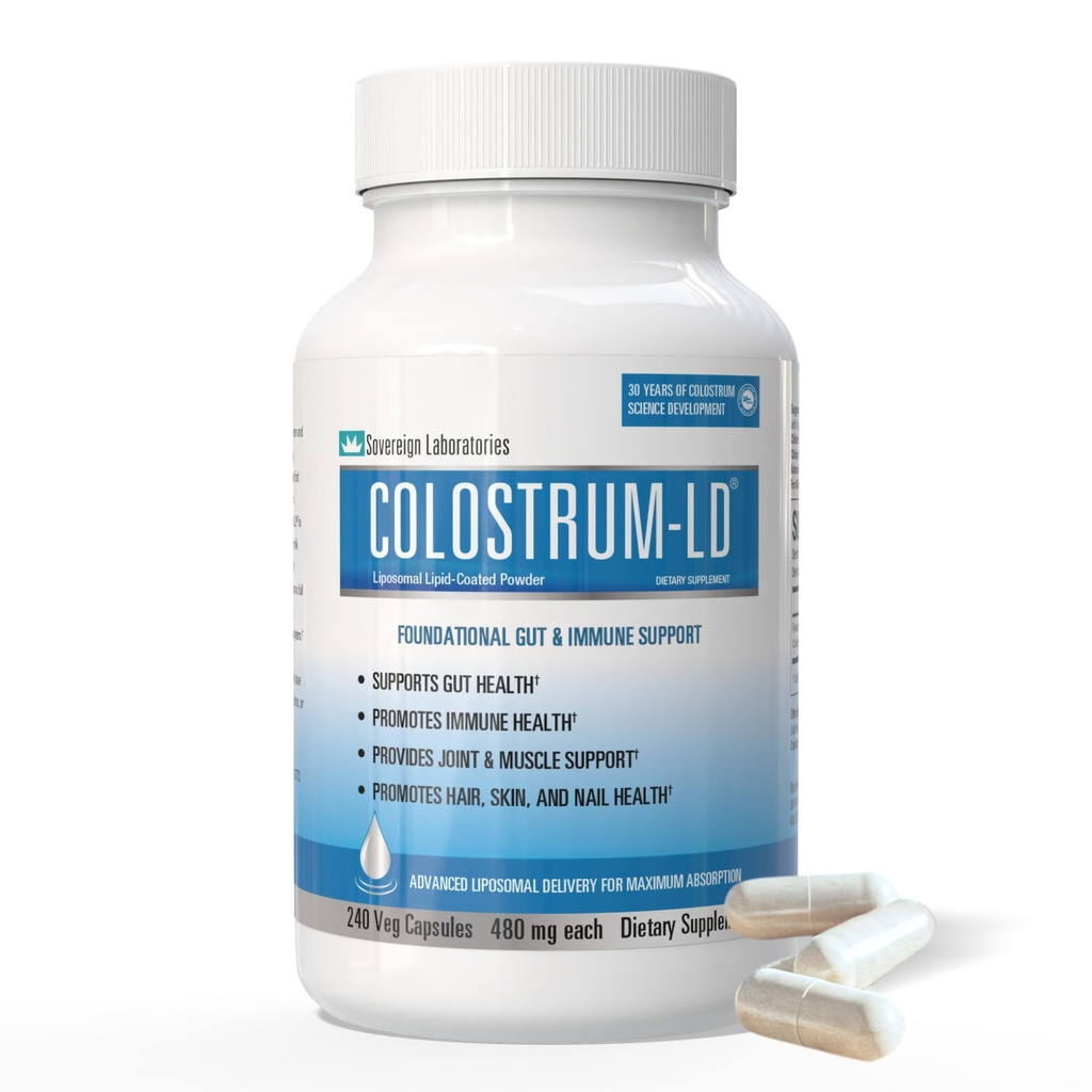 Colostrum-LD קפסולות Colostrum with Liposomal Delivery - High Absorption - 240 קפסולות