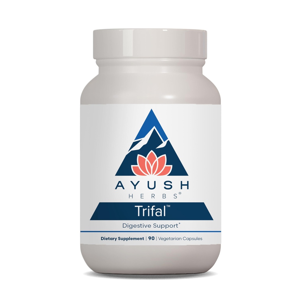 Ayush Herbs Trifal Digestive תמיכה עם Amla - Triphala תוספת לנשים וגברים, לקדם את Balanced Digestion, Antioxidant Rich, Made עם רכיבים אורגניים - 90 קפסולות צמחוניות (1 Count)