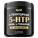 5 HTP 200 מ"ג GABA 500 מ"ג L-theanine 200 מ"ג L-Tryptophan 100 מ"ג תוספת תמיכה המוח, Circulation בריאות, ריכוז ומנוחה - 60 קפסולות לחודש אחד - 4in1 Premium בלנדר