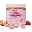 coagen Peptide Gummies עבור נשים, 120 סוכר חינם hydrolyzed, תוספת כוח תוספת של 2,500 מ"ג חלבון סוג I,II, III,V,X עם 15000mcg ביוטין ו ויטמין A B6 B12 C D עבור שיער העור