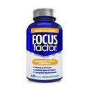 Focus Factor Adults Brain and Vision Supplement, 120 Count - עין ויטמין, תוסף מינרלים ו- Complete Multivitamin w/Lutein & Zeaxanthin - Brain Supplement for Focus, Concentration, Memory