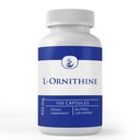 תרכובות מקוריות טהורות L-Ornithine, (100 קפסולות) תמיד טהורות, ללא תוספות או מילויים, מעבדה מאומתת