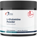 Designs for Health Vegetarian L Glutamine Powder - Pure 3000mg Amino Acid Supplement - Promotes Muscle Recovery, Gut + Immune Support - Non-GMO Gluten Free Drink Add-in (83 Servings / 250g)