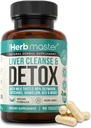 Nora רוס Herbmaster Liver ניקוי של Detox & תיקון - 27-in-1 Herbal Liver תמיכה תוספת עבור גברים ונשים - חלב תוספת תוספת תמצית, Choline, Zinc & Dandelion Root - 45 משרתים
