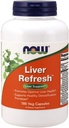 Now Foods Liver מרעננים Veg כמוסות,180 קפסולות (Pack of 2)
