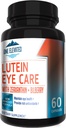 Newly שיפר את Super Power Eye Care Formula - הרמה התרופות הגבוהה ביותר Lutein, Zeaxanthin, Bilberry - הגדול ביותר זמינות ביולוגית - Rich Antioxidants - עובד סינרגי באופן סינרגי עבור תוצאות אופטימוסם