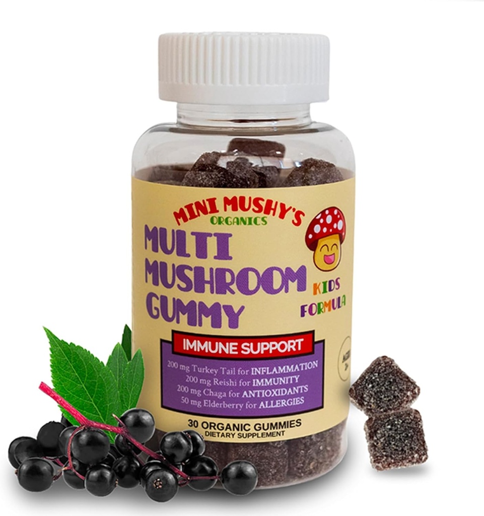 Mini Mushy's Organic Immune Support Daily Gummies