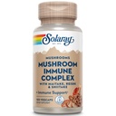 SOLAרי אורגנית Grown Fermented Mushroom Immune מורכב 600 מ"ג | תמיכה פונקציונלית החיסון בריאה | 100 VegCaps