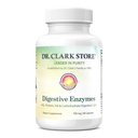 Dr. Clark Digestive Enzymes תוסף - 700 מ"ג, 50 Cloatin קפסולות, מקדם בריאות העיכול ותפקוד Gut