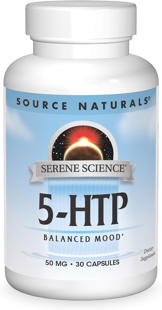 מקור Naturals Serene Science 5HTP, 50mg - 30 קפסולות