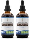 סודות של השבט Grape Seed Tincture אלכוהול חינם לחלץ, Grape (Vitis Vinifera) Dried Seed (2x4 FL OZ)