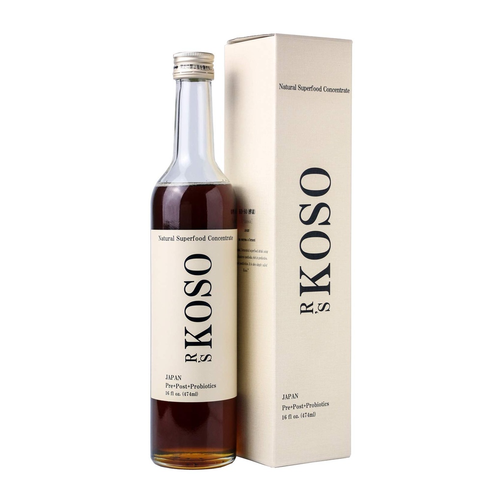 3 ימים ניקוי על ידי R's KOSO - יפנית Enzyme לשתות עשיר פרוביוטיקה ופרוביוטיקה, עשוי מ 100+ ירקות? פירות - תמיכה טבעית עבור Better Digest & Gut Health + Detox + ניקוי