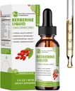 Berberine תוספת נוזל טיפות, Berberine עם Ceylon Cinnamon, Turmeric, Resveratrol, Bitter Melon, & More-Extra Power תוסף טבעוני, תומך במערכת החיסון & מערכת העיכול