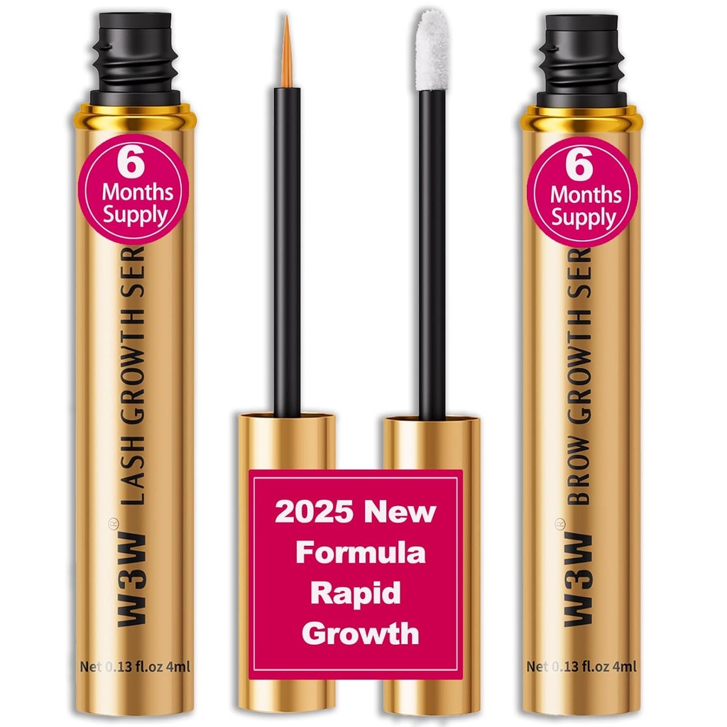 Lash Serum & Eyebrow Growth Serum Set,2025 שדרוג -Rapid Eyelash for Stronger, Eyebrow Growth Serum, Natural Ingredients (Upgraded Lash & Brow Serum Set)