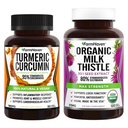 חלב חווה זהה 120 קפסולות ו- Turmeric Curcumin 90 קפסולות