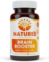 Natures Wellness Brain Booster | Natural Cognitive Enhancer for rising, Memory and Mental Clarity | Nootropics Brain Supplement