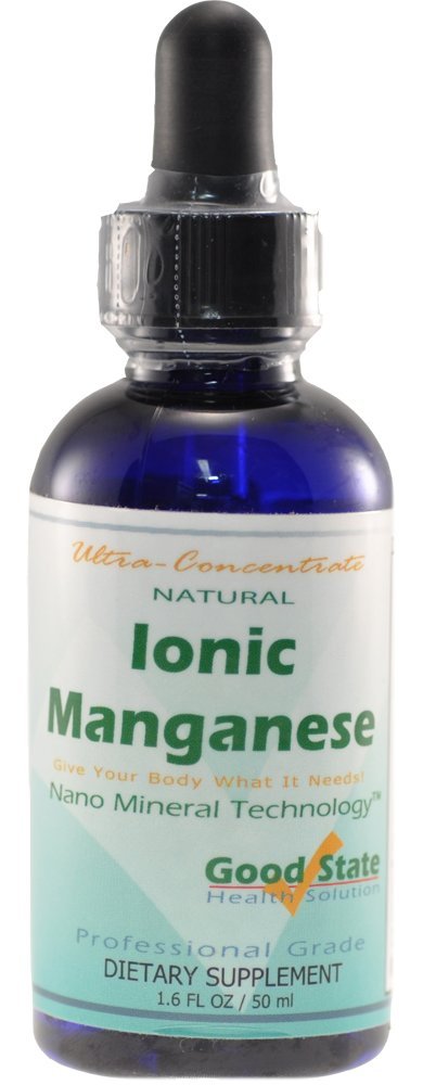 מדינה טובה נוזלי Ionic Manganese Ultra Concentrate (10 טיפות שווה 5 מ"ג - 118 משרתות Per Bottle), 2 Fl Oz