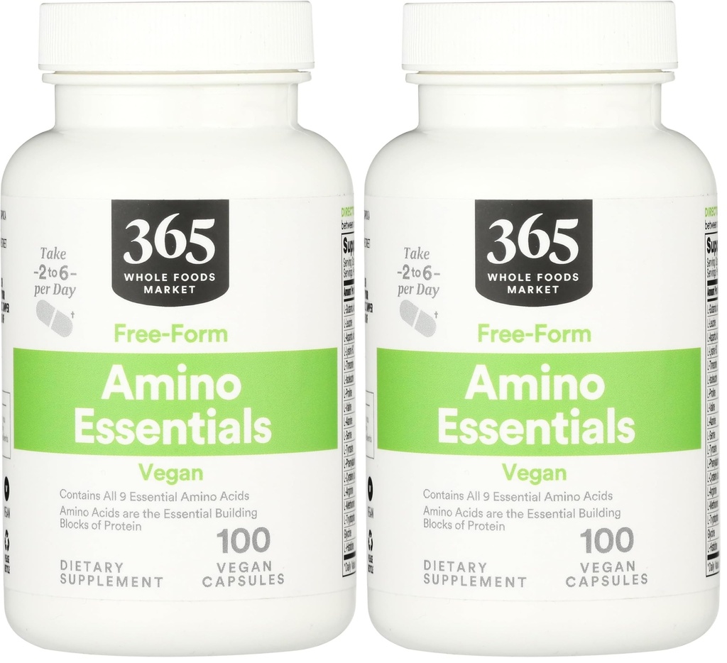 שוק מזון מלא, Amino Essentials, 100 ct (Pack of 2)