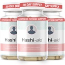 IBDassist TM Hashi Aid Thyroid Support for Women & Men - תוסף Thyroid עבור מחלת Hashimoto ו Hypothyroidism * - עם Ashwagandha, Selenium, Zinc, ויטמינים ועוד - 30 קפסולות (3 Pack)