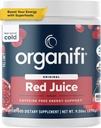 Organifi Red Juice - אבקת אנרגיה מפחיתה את התרסקות אחר הצהריים ו- Boosts Digestion ו-Immune System, 30 משרתים