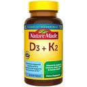 Nature Made Vitamin D3 K2 Supplement, 30 Softgels