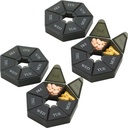 מארגנת גלולות שבועיות - (Pack of 4) 7-Day Piller - Arthritis Friendly Portable & Compact Travel Case Daily Compartment Medicine Pills Box for Supplements, תרופות, ויטמינים ושמן דגים