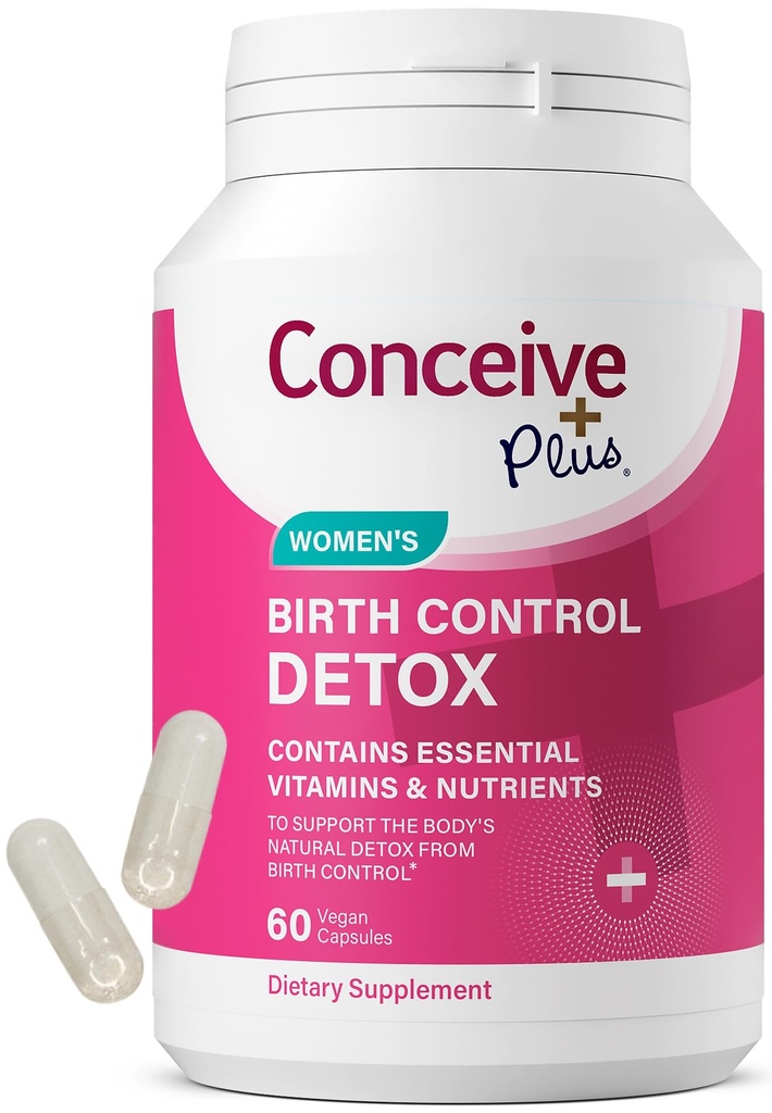 תוספת בקרת לידה של Detox - ויטמינים טרום לידתי הטוב ביותר עבור נשים - תמיכה הורמונלי איזון ו Ovarian Health - חיוני עבור נשים מנסה Conceive - תוספי תזונה - 60 קפסולות