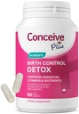 תוספת בקרת לידה של Detox - ויטמינים טרום לידתי הטוב ביותר עבור נשים - תמיכה הורמונלי איזון ו Ovarian Health - חיוני עבור נשים מנסה Conceive - תוספי תזונה - 60 קפסולות
