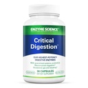 Enzyme Science Critical Digestion - אנזימים Digestטיביים לנשים ועבור גברים עם פרוביוטיקה - תמיכה גבוהה בפוטנציה - בריאות העיכול - Enzimas לעיכול y Probioticos - 30 קפסולות