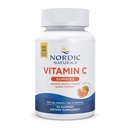 Nordic Naturals ויטמין C Gummies, Tart Tangerine - 60 חניכיים - 250 מ"ג ויטמין C - תמיכה החיסון, הגנה מפני חמצון, גידול ילדים ופיתוח - Non-GMO, טבעוני - 30 משרתים