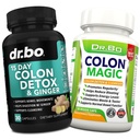 קוואנס ניקוי Detox תוספת קפסולות - 15 יום קירור גלולות & פרוביוטיקה צמחי פורמולה - Daily Bowel Movement Supplements for Intestinal Stomach Bloating Gut ניקויsing תמיכה