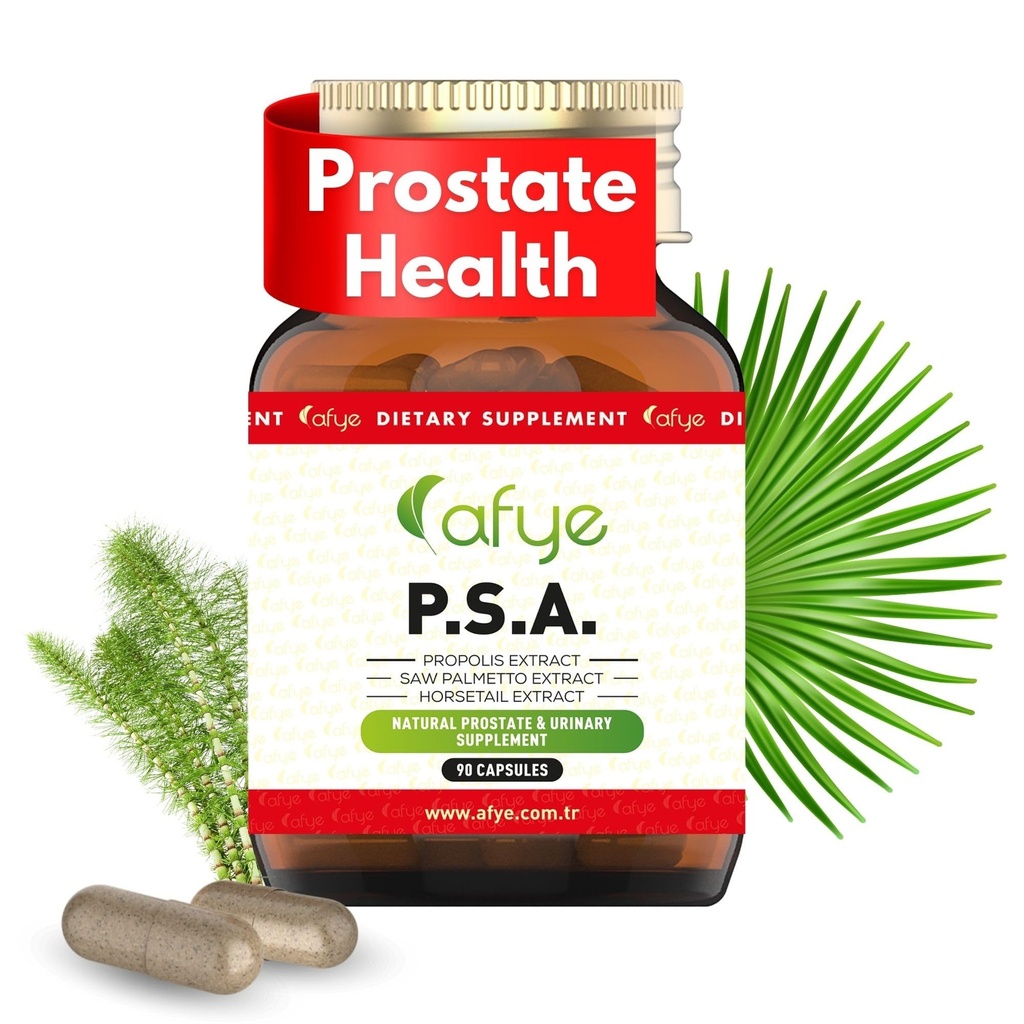 Saw Palmetto Prostate תוסף עבור Men-Prostate Health & with Propolis Extract & Horsetail מפחיתה את Swelling Enhance Urinary Bladder 90 קפסולות (Pack of 1)