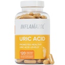 Uric Acid ניקויse - Premium Uric Acid Flush עם Tart Cherry, Turmeric & Celery Seed עבור תמיכה משותפת & Uric Acid - תוספת משותפת לגברים ונשים - 120 קפסולות