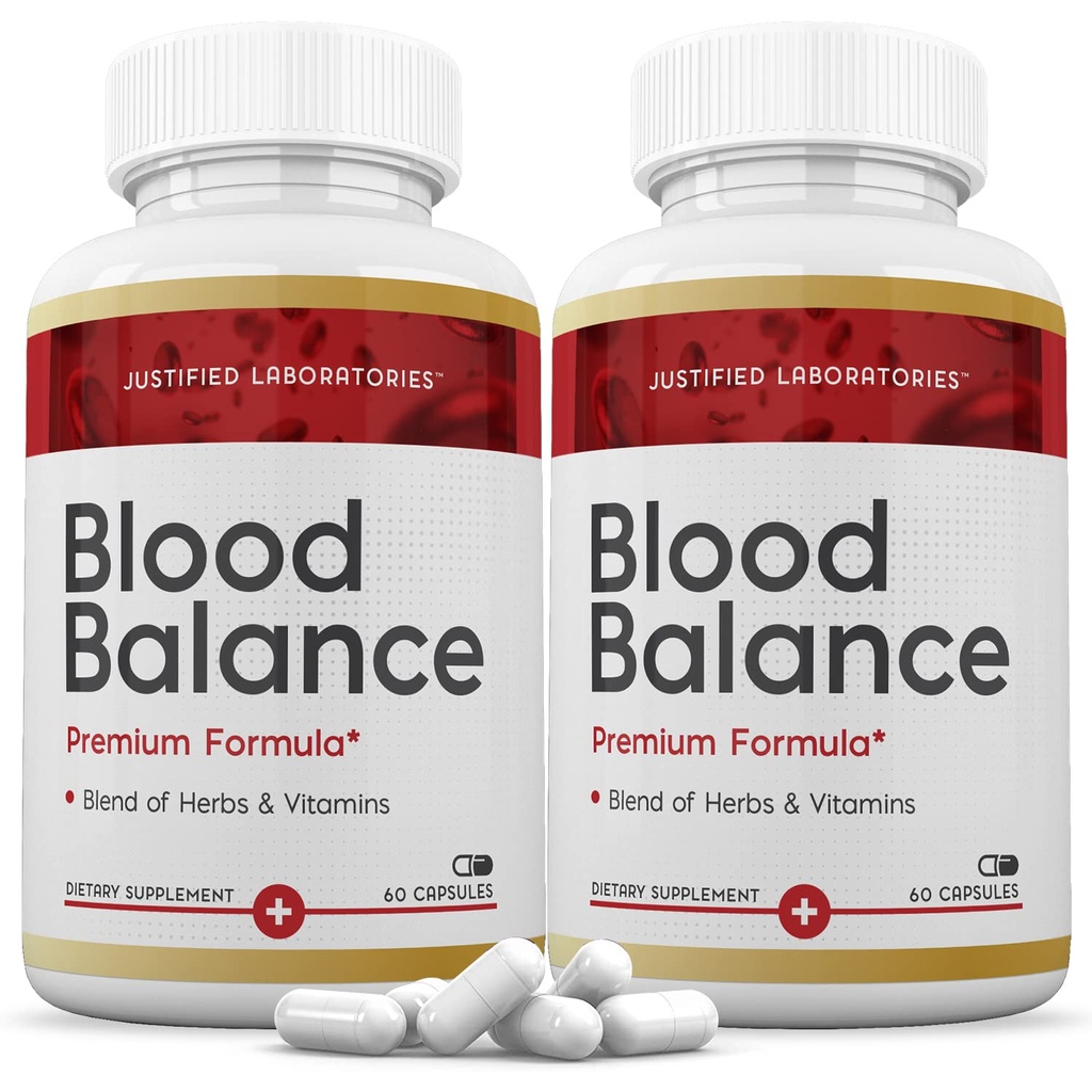 מעבדות צודקות (2 Pack Blood Balance Advanced Formula 620MG גלולות 120 קפסולות